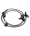 Surosha ABS wheel speed sensor, rear-left, black with mounting bracket and connector