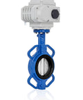 Snag This Badass 12 Inch Wafer Butterfly Valve With 24V DC Electric Actuator for heavy duty industrial flow control.