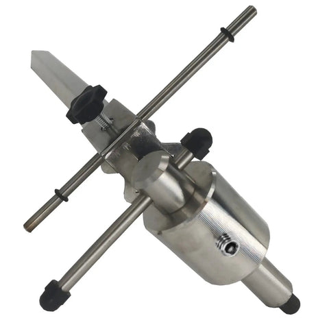 Pro Grade Derailleur Hanger Alignment Gauge for 20 to 29 inch MTB and road bikes, stainless steel construction.