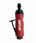 Heavy Duty Shop Workhorse Pneumatic Die Grinder, .5 HP Motor, 22000 RPM Straight Body in red, ideal for metal grinding.