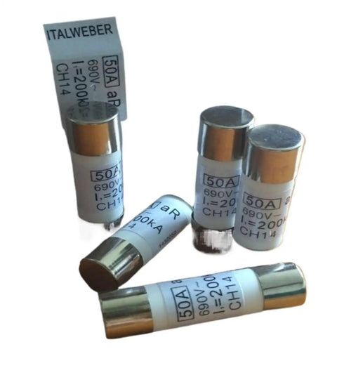 P14 690V Fuse Kit With 2A 4A 6A 8A 10A And 12A Replacement Pro Grade Industrial Electrical Fuses For Panels High Voltage Protection