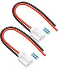 2Pcs Blower Motor Connector Harness For Toyota Tacoma 2005 2016 Replacement Plug Wire Harness Pigtail Kit With Heat Shrinks Connectors Direct Fit OEM Style, two-wire pigtail