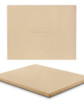 Heavy Duty Cordierite Pizza Stone For Oven And Grill Thermal Shock Resistant Baking Stone 15 By 12 Inch Rectangular Perfect For Homemade Pizzas Flatbreads And Bread 6.8 Lbs