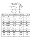 304 Stainless Steel Wave Spring Washers for Anti Vibration and Axial Locking in Bolts and Screws, M12 Size, 20 Pieces, Heavy Duty Built To Last Washer Kit for Hardware size chart and dimensions