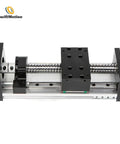 Beefy Pro Grade Double Linear Rail Ball Screw CNC Slide Kit With 300mm Stroke showing rails and screw assembly