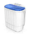 Compact Electric Washer And Dryer Combo Featuring Separate Wash And Spin Bins, No Sweat Gravity Drain, Easy As Pie Timer Controls.
