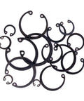 Pro Grade Internal Snap Ring Kit Set 150 Piece Alloy Steel Retaining Clip Ring Assortment In 15 Sizes From 8mm To 36mm