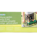 Fold Away Garden Kneeler And Seat Dual Purpose With Sturdy Lightweight Steel Frame Folds Flat For Easy Storage EVA Foam Cushion