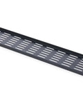 Slick 19 Inch 2U Rack Mount Blank Panel With Hinged Design And Killer Ventilation Slits For Smooth Server Cabinet Airflow.