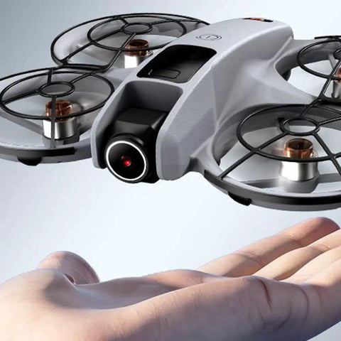 Mini Drone For Kids Super Easy To Fly With 3D Flips And 360 Degree Rotation, Totally Beginner Friendly Toy For Boys And Girls hovering near hand