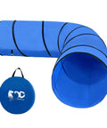 10 Foot Dog Agility Tunnel For All Breeds, Tear Resistant Oxford Cloth Training Tunnel For Indoor And Outdoor Use, Includes Carry Bag