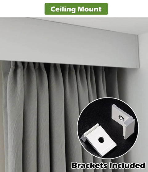 Top Shelf Ceiling Mount Acoustic Panel Zero Hassle Install For Bedroom And Living Room Sound Dampening Wall Treatment Noise Blocking Foam Sheet With Tight Grip Brackets 4 6M 15 Foot Wrap with ceiling mount brackets.