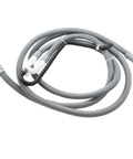 Dishwasher Drain Hose Assembly AEM69493803 Fits Multiple Models OEM Authorized Replacement Part gray coiled view