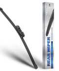 Volkswagen Tiguan Rear Windshield Wiper Blade Replacement 14.8 Inch Silicone Streak Free OEM Performance with packaging