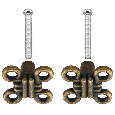 Level Up Your Home Decor With These Hella Durable Antique Bronze Cabinet Knobs And Drawer Pulls Featuring Rustic Industrial Style Corrosion Resistant Finish And Included Screws, showcasing 27mm square knobs and screws.