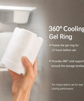 360° Cooling Gel Ring for Insulated Stainless Steel Breast Milk Cooler With Cool Gel Ring Keeps Your Milk Ice Cold On The Go.