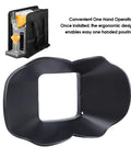 No Spill Pouring Guard For FS301 FS300 Slushie Machine, Snap On Fit, Dishwasher Safe, Food Grade PP, front view, black color.
