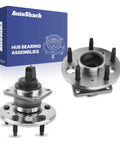 Rear wheel hub bearing assemblies with ABS sensor replacement for 2006-2011 Buick Lucerne and 2006-2011 Cadillac DTS, 2-pack