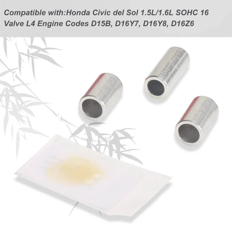 Shifter Stabilizer Bushing Kit For Civic CRX Del Sol 1988 2000 with three aluminum bushings and packaging