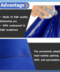 Massive Capacity Collapsible Water Bladder Tank For Gardens And Farms, blue PVC material, waterproof, 1136L 300Gal
