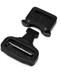 ProStyle Cobra Quick Release Belt Buckle for Tactical Belts and EDC, durable black metal buckle with stab-lock safety.