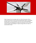 Close-up of wind turbine blades from DIY Wind Turbine Plans For Home Power With Hands On Guide Step By Step Windmill Build Kit