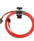 Horizontal Mechanical Limit Switch Module For 3D Printers With Three Pin Connector And One Meter Cable, shown coiled with connector