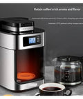 Hustle Ready Daily Grind 2In1 Automatic Coffee Grinder And Brewer Whole Bean Drip Machine One Touch Press 12 Cup with warm plate feature.