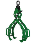 Heavy Duty Log Lifting Tongs With 4 Claws, 32 Inch Timber Grapple Hook For Dragging And Lifting Logs, Made From 8 Mm Carbon Steel