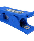 Blue Air Suspension Line Hose Cutter Tool Pro Grade With Safe Blade Design showing stable handle and precise slot