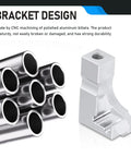 Alloy Intake Manifold Repair Bracket Kit For P2015 Code Bolt On Fix That Prevents The Intake Flap Motor From Overtravel shown in close-up