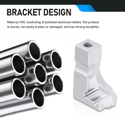 Alloy Intake Manifold Repair Bracket Kit For P2015 Code Bolt On Fix That Prevents The Intake Flap Motor From Overtravel shown in close-up