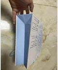 Heavy Duty 45 Degree Corner Support Brackets Built Like A Tank Rock Solid Steel Angle Braces for DIY assembly in hand.