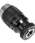 Self Tightening Drill Chuck With R8 Shank For CNC Drills And Lathes Spindle, Keyless Clamp, 1/32 to 5/8 Inch Clamping Range, Black