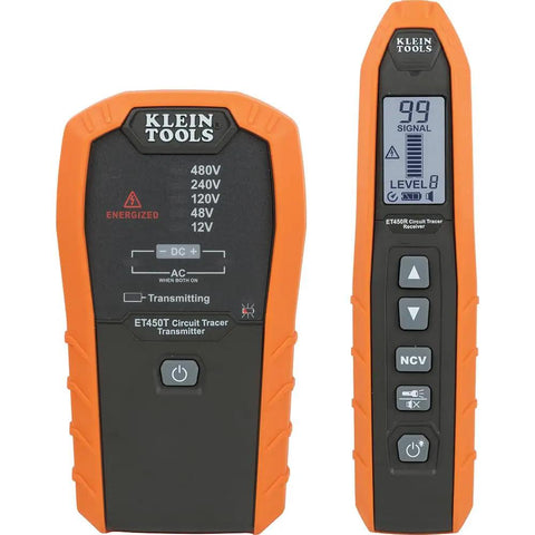Advanced Underground Circuit Breaker Finder And Wire Tracer Kit with dual orange and black devices for DIYers and pros.