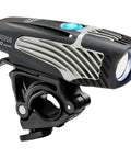 Lumina Boost 1200 And Solas 250 Bike Lights Set Front USB Rechargeable Headlight mounted on bike handlebar close-up