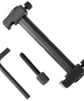 Beefy Universal Ribbed Drive Pulley Crankshaft Remover Tool Puller With Low Profile Arms and components, 6.3 inch jaw opening