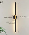 Rechargeable Battery Operated Wall Sconces Set Of 2 No Wiring Needed Gold And Black LED Wall Lights with size dimensions shown
