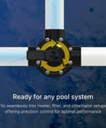 One And A Half Inch 3 Way Pool Diverter Valve With Positive Seal Posi Close And No Lubrication Lubeless Replacement Valve For Heaters