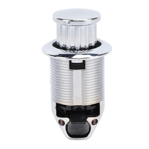 Push Button Keyless Cabinet Lock For RVs And Motorhomes, Embedded Latch With One Button Open, Sleek Cr Color Finish