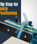 Two And A Quarter Inch Fence Flip Stop For Table Saws Miter Saws And Drill Presses Universal T Track Fence Stop For Precision Repeats In Your Home Shop Woodworking Jigs Includes Five Sixteenth Inch T Bolt One Pack