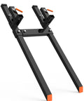 60 Inch 4000 Lbs Clamp On Pallet Forks For Tractor Attachments With Adjustable Stabilizer Bar, heavy duty loader bucket forks image.