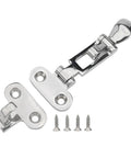 Anti Rattle Marine Latch In 316 Stainless Steel For Yacht Boat RV Cabinet Toolbox With Padlock Eyelet Silver 4.34 X 1.97 Inch