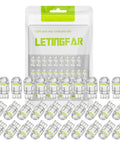 30 Pack 194 LED Bulbs 6000K Cool White Canbus Error Free T10 Wedge COB Bulbs For Car Dome Map Door Courtesy License