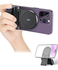 Magnetic Phone Grip Camera Handle with Wireless Shutter Remote for iPhone Android Smartphones MagSafe compatible