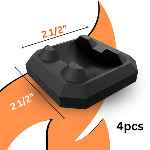Quarter Inch Griddle Leveling Shims Kit Four Pack Leveler Tool For Precise Cooking And Even Heat On Griddle BBQ And Grill Accessories