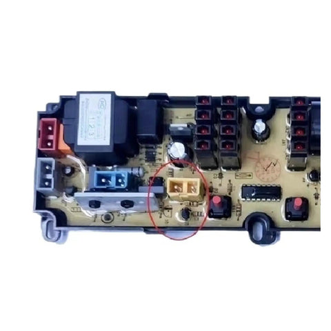 Heavy Duty Washing Machine Main Control PCBA Module With Integrated LED Display For XQB 8001 Series Repair. Upgrade Your Appliance With This Durable Circuit Board Featuring Clear Program Feedback And Stable Performance. Essential Replacement Part For