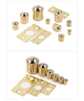Brass Door Ball Catch Hardware For Cabinets And Closets Rust Resistant And Durable No Brainer Install sleek modern ball latch set