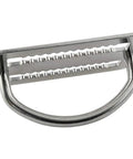 Stainless Steel Dive Weight Belt D Ring Set For Scuba Gear Two Piece Weight Keepers 5cm 2 Inch Wide Belt Retainer Close-up