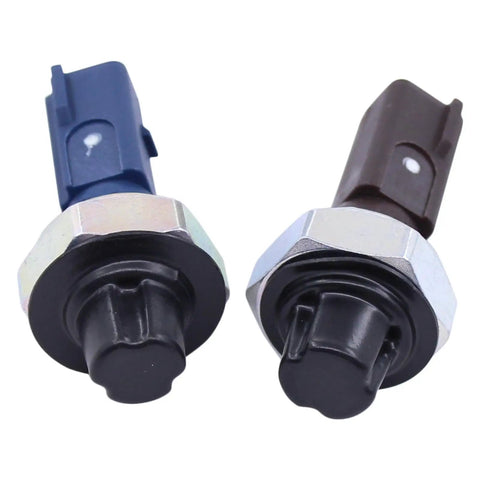 Two Pack Engine Oil Pressure Sensor Sender for Audi A4 A5 A6 Q5 TT VW Jetta EOS GTI Passat brown blue connectors 2009-2015 models